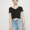 Even&Odd Damen T-Shirt Basic - Black -Even&Odd Verkäufe 2024 b3f59799cf564d2486b0a9e9d34b2dec