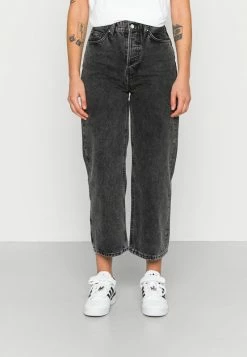 Even&Odd Damen Flared Jeans - Grey Denim