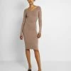 Even&Odd KNIT V NECK MIDI BODYCON DRESS - Etuikleid - Taupe | Damen -Even&Odd Verkäufe 2024 b6e492f6b4c746c1a67468d1e7cfaa2f