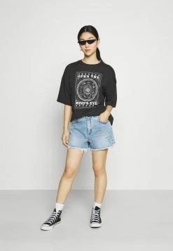 Even&Odd Damen T-Shirt Print - Anthracite -Even&Odd Verkäufe 2024 b7df7b530a7546229a9ec5f09774e458