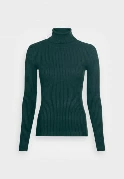 Even&Odd Damen BASIC TURTLE NECK - Strickpullover - Dark Green -Even&Odd Verkäufe 2024 b9ced88ff7a948daaaa09f679ea23c07