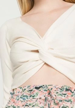 Even&Odd Damen WRAP FRONT JUMPER - Strickpullover - White -Even&Odd Verkäufe 2024 bbe5dadac901455ea68cd464acef5dac