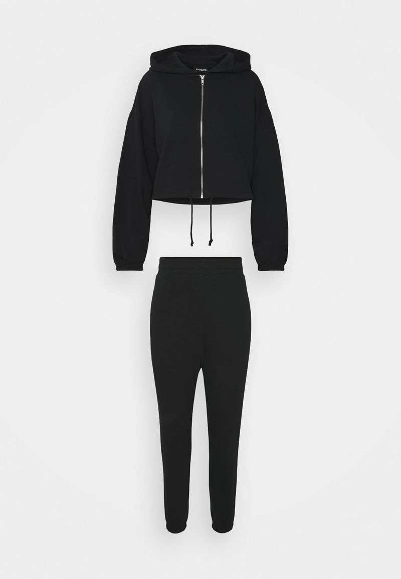 Even&Odd Damen SET - OVERSIZED SWEAT JACKET & JOGGER - Sweatjacke - Black 7 Even&Odd Damen SET - OVERSIZED SWEAT JACKET & JOGGER - Sweatjacke - Black – Bild 5