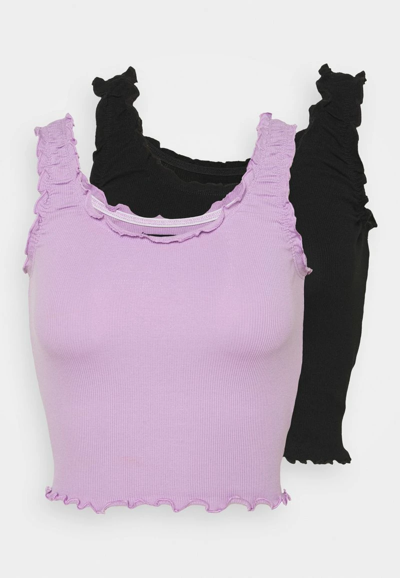 Even&Odd Damen 2 PACK - Top - Black/lilac 7 Even&Odd Damen 2 PACK - Top - Black/lilac – Bild 5