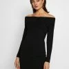 Even&Odd Damen BASIC - OFF-SHOULDER MINI LONG SLEEVES DRESS - Etuikleid - Black -Even&Odd Verkäufe 2024 c1315edcee8a4d90a169a4a775266d25