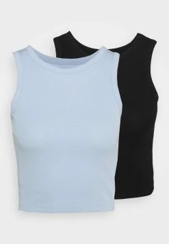 Even&Odd Damen 2 PACK - Top - Black/blue -Even&Odd Verkäufe 2024 c2945725953c45b9b82046da4142437e