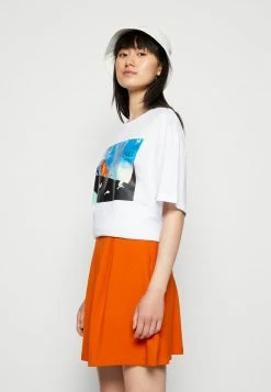 Even&Odd Damen A-Linien-Rock - Black/orange -Even&Odd Verkäufe 2024 c35af3b068e445aa9c6934a8d3a4110f