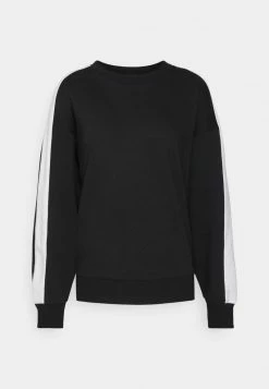 Even&Odd Damen OVERSIZED SWEATSHIRT WITH STRIPE - Sweatshirt - Black -Even&Odd Verkäufe 2024 c375d1b5842b478d860562fee27ff904