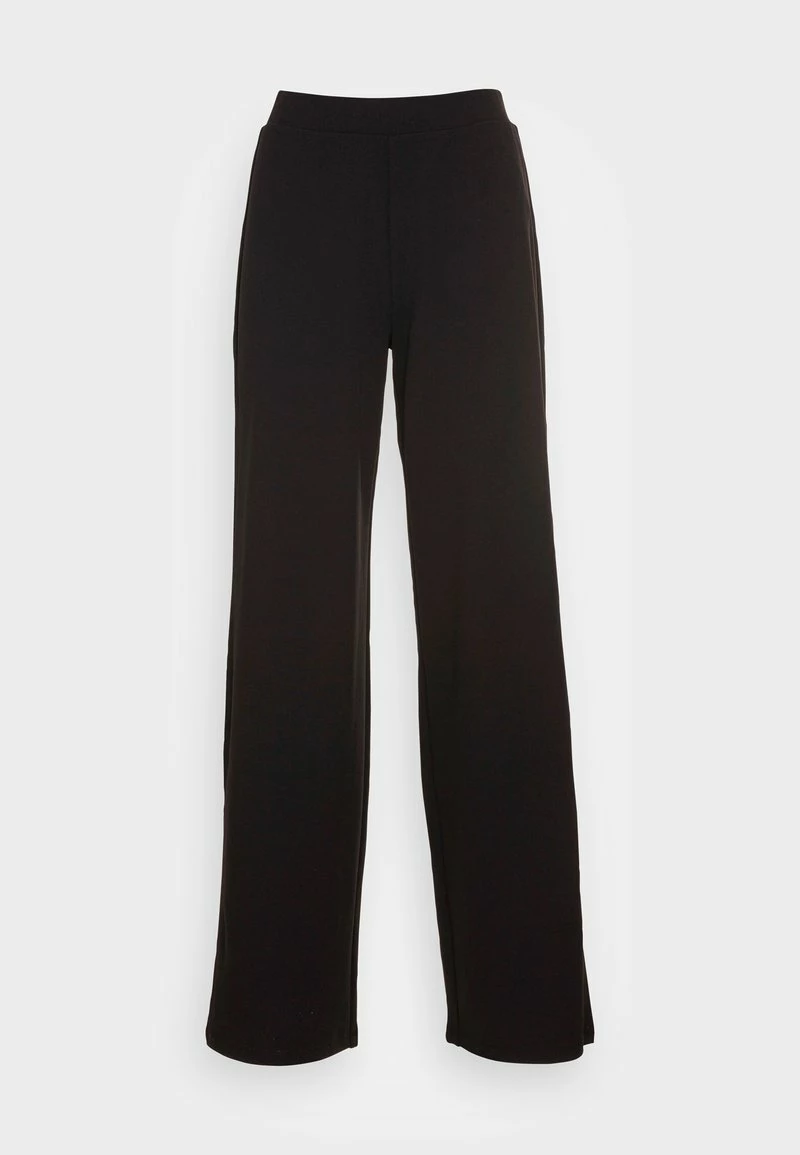 Even&Odd Damen Basic Wide Leg Trousers - Stoffhose - Black 6 Even&Odd Damen Basic Wide Leg Trousers - Stoffhose - Black – Bild 4