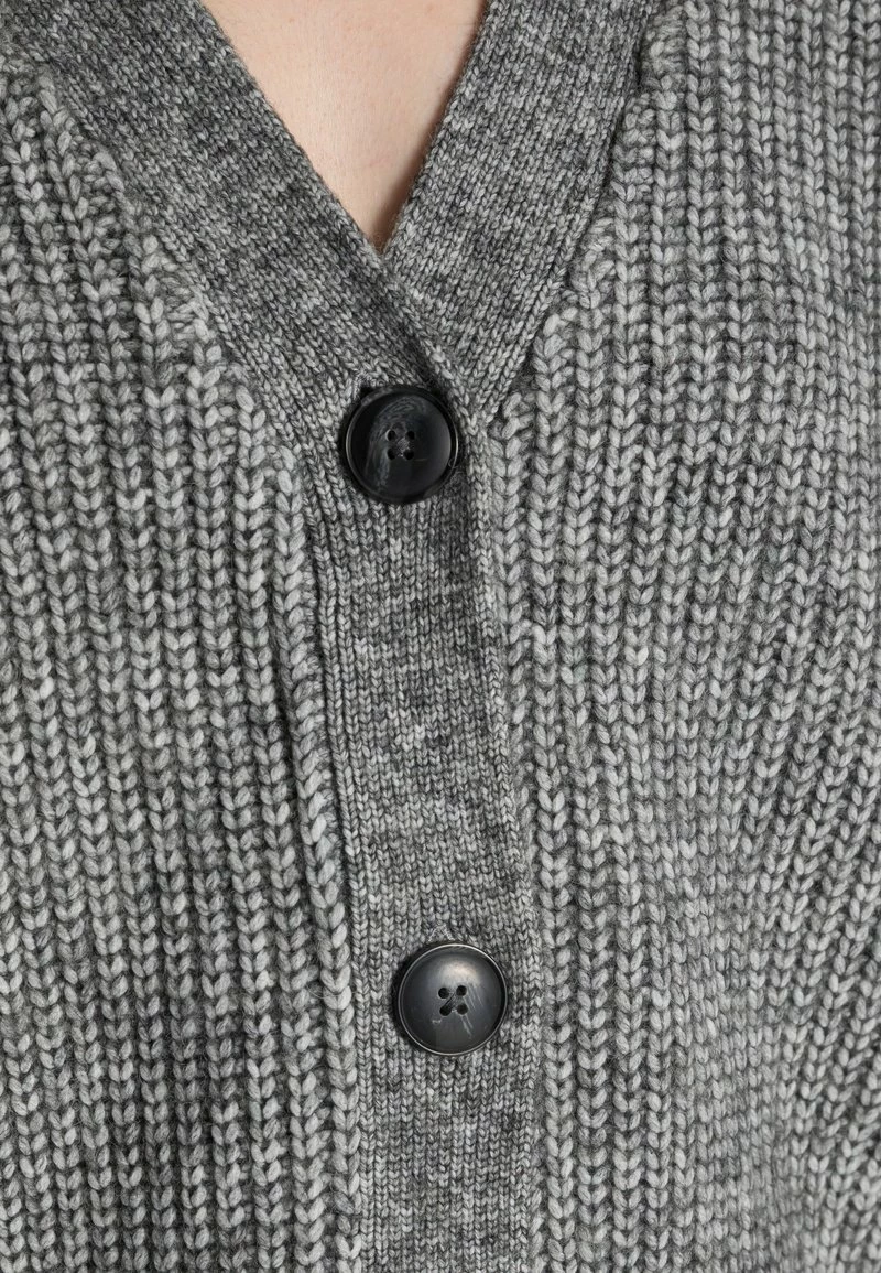 Even&Odd Strickjacke - Mottled Dark Grey | Damen 7 Even&Odd Strickjacke - Mottled Dark Grey | Damen – Bild 5