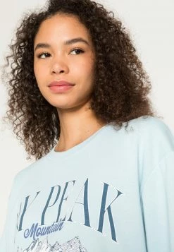 Even&Odd Damen PRINTED OVERSIZED - Sweatshirt - Light Blue -Even&Odd Verkäufe 2024 ca485c1425b448e1ab7bea1af43e2c26