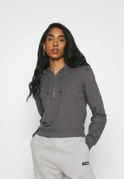 Even&Odd Damen Kapuzenpullover - Mottled Grey