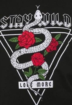 Even&Odd T-Shirt Print - Black | Damen -Even&Odd Verkäufe 2024 cb70ae94032148759ff8755b8bb9133d