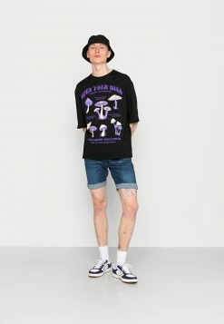 Even&Odd OPEN YOU MIND MUSHROOMS TEE UNISEX - T-Shirt Print - Black -Even&Odd Verkäufe 2024 cd4efc95d7a84902a3cc68911c62eed9