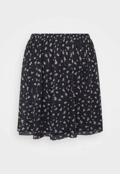 Even&Odd Damen A-Linien-Rock - Black/lilac -Even&Odd Verkäufe 2024 ce94f376d90a49e789552a91578d524c