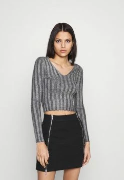 Even&Odd Damen Strickpullover - Mottled Grey