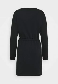 Even&Odd Damen Sweat Mini Drawstring Waist Dress - Freizeitkleid - Black -Even&Odd Verkäufe 2024 d1167ac499914a40af0e76325d0ce7b1