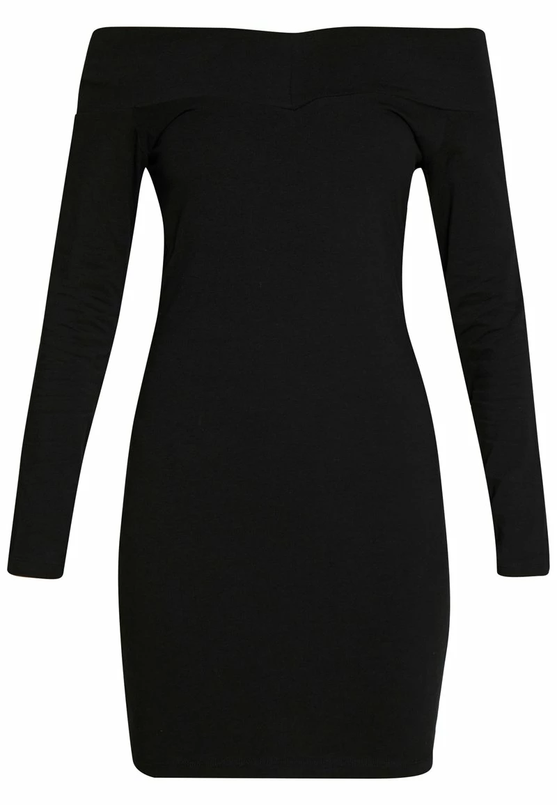 Even&Odd Damen BASIC - OFF-SHOULDER MINI LONG SLEEVES DRESS - Etuikleid - Black 7 Even&Odd Damen BASIC - OFF-SHOULDER MINI LONG SLEEVES DRESS - Etuikleid - Black – Bild 5