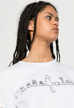 Even&Odd T-Shirt Print - White | Damen -Even&Odd Verkäufe 2024 d353af2a3d30472d8964febc5ef2e61d