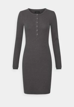 Even&Odd Damen Freizeitkleid - Mottled Dark Grey