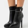 Even&Odd Damen LEATHER - High Heel Stiefelette - Black -Even&Odd Verkäufe 2024 d84745be7c0b4b8b9cf93738b32d5513