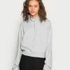 Even&Odd Damen CROPPED WITH HALF ZIP COLLAR - Sweatshirt - Mottled Light Grey -Even&Odd Verkäufe 2024 d961f0e5ab1a4da2a5c3a46b941ccd08