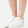 Even&Odd Damen Sneaker Low - White/light Pink/blue