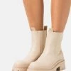 Even&Odd Damen Plateaustiefelette - Beige