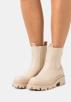 Even&Odd Damen Plateaustiefelette - Beige