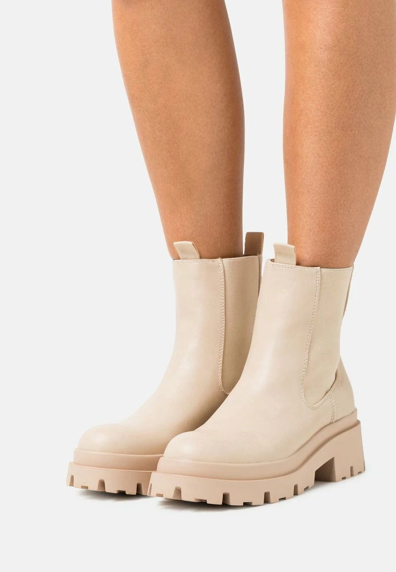 Even&Odd Damen Plateaustiefelette - Beige 3 Even&Odd Damen Plateaustiefelette - Beige