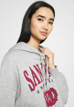 Even&Odd Damen OVERSIZED CROPPED PRINTED HOODIE - Kapuzenpullover - Mottled Light Grey -Even&Odd Verkäufe 2024 dab4f6482b224fc68e313a1f00ec5749