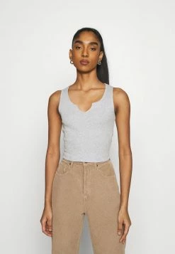 Even&Odd Damen 2 PACK - Top - Light Grey/white -Even&Odd Verkäufe 2024 db4cd1393b784770a52a0568c1239344