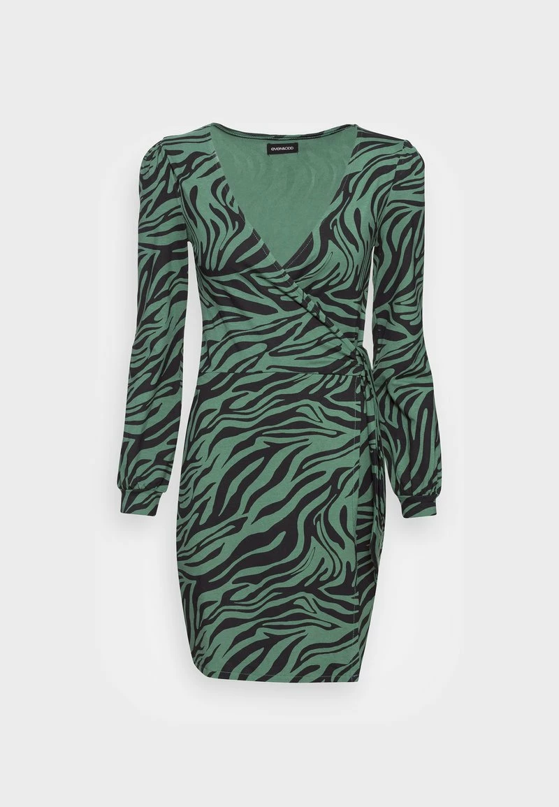 Even&Odd Damen Jerseykleid - Black/green 6 Even&Odd Damen Jerseykleid - Black/green – Bild 4