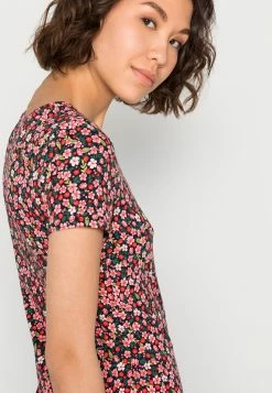 Even&Odd Damen Freizeitkleid - Black / Multi-coloured -Even&Odd Verkäufe 2024 dbba7582db2c40e18472ba0eef260524