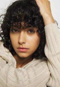 Even&Odd CROPPED LOOSE CABLE JUMPER - Strickpullover - Sand | Damen -Even&Odd Verkäufe 2024 dbd7d63b034340b2a8906b045381ef81