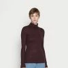 Even&Odd Damen BASIC TURTLE NECK - Strickpullover - Brown -Even&Odd Verkäufe 2024 dbdf3eb98bcb455d83e9847fcd07a844