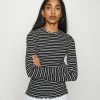 Even&Odd Damen Langarmshirt - Black/white -Even&Odd Verkäufe 2024 dca080bca76548b98874172d05a67324