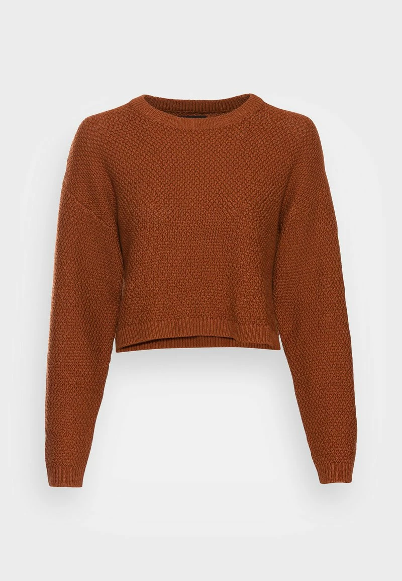 Even&Odd Damen CREWNECK JUMPER - Strickpullover - Brown 6 Even&Odd Damen CREWNECK JUMPER - Strickpullover - Brown – Bild 4