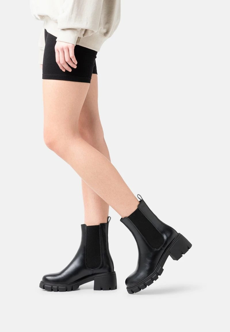 Even&Odd Damen Plateaustiefelette - Black 3 Even&Odd Damen Plateaustiefelette - Black