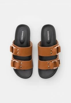 Even&Odd Damen Pantolette Flach - Cognac -Even&Odd Verkäufe 2024 dd8ca15c15284e92b092878c1b22063b