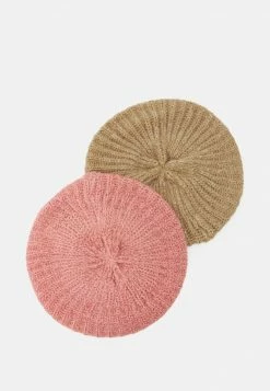 Even&Odd Damen 2 PACK - Mütze - Pink/light Grey
