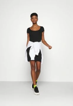 Even&Odd Damen 2 PACK - Jerseykleid - Black/mottled Grey