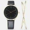 Even&Odd SET - Uhr - Black/gold-coloured | Damen -Even&Odd Verkäufe 2024 ddc750e2c88544e0b127fb325db48a08
