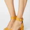 Even&Odd Damen Riemensandalette - Yellow