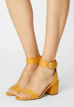 Even&Odd Damen Riemensandalette - Yellow
