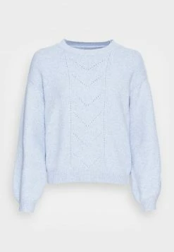 Even&Odd POINTELLE CREW NECK JUMPER - Strickpullover - Mottled Light Blue | Damen -Even&Odd Verkäufe 2024 dfa64533847d4024acbd807d2f49a139