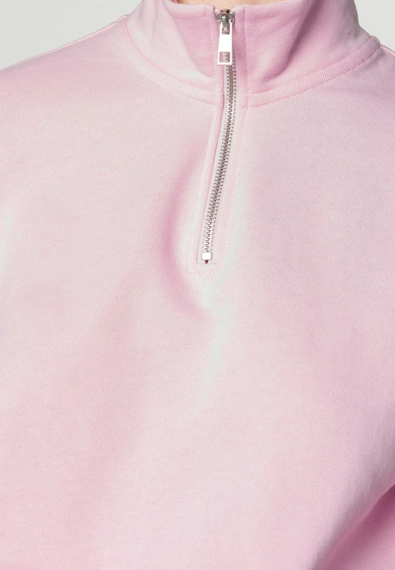 Even&Odd Damen CROPPED WITH HALF ZIP COLLAR - Sweatshirt - Light Pink 7 Even&Odd Damen CROPPED WITH HALF ZIP COLLAR - Sweatshirt - Light Pink – Bild 5
