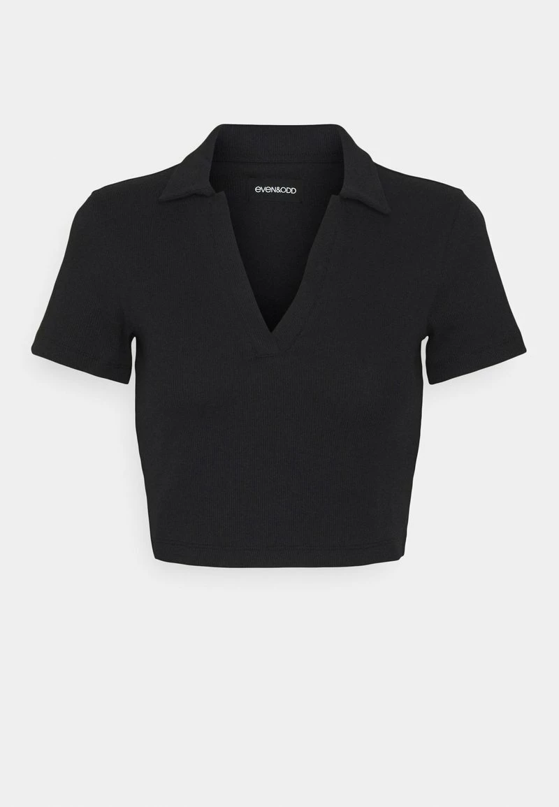 Even&Odd Poloshirt - Black | Damen 6 Even&Odd Poloshirt - Black | Damen – Bild 4