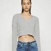 Even&Odd Damen Strickpullover - Mottled Grey -Even&Odd Verkäufe 2024 e434a5302c4f40c6a4fc0943bb7f62d5