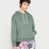Even&Odd Damen OVERSIZED HOODIE CONTRAST CORD - Kapuzenpullover - Dark Green -Even&Odd Verkäufe 2024 e58bd5970b644b6a92ad5d3d687b1c3e